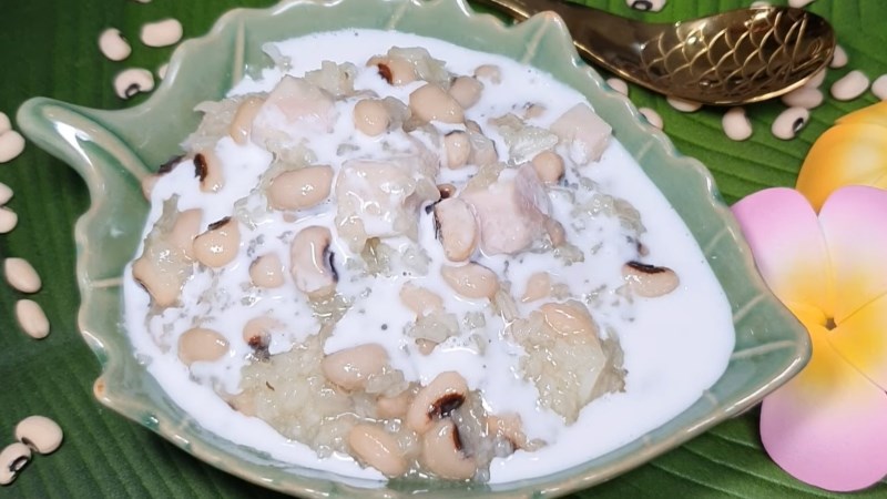  Ch&egrave; khoai m&ocirc;n đậu trắng