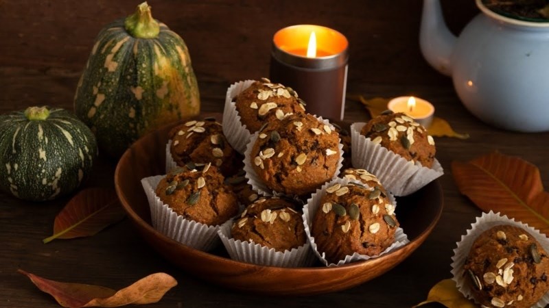 Bánh muffin bí đỏ