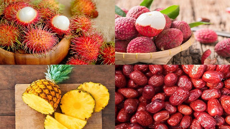 Nguyên liệu món ăn chè chôm chôm