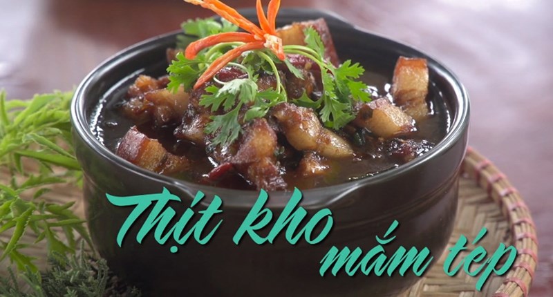 Thịt kho mắm tép