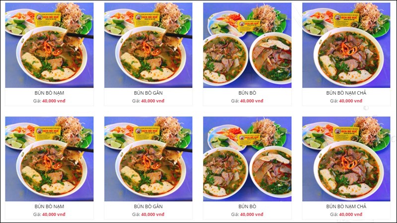 Quán Bún Bò Huế Đông Ba