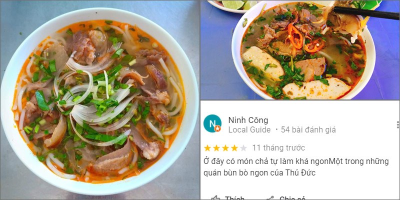Quán Bún Bò Huế Đông Ba