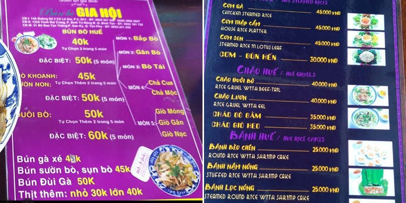 Quán Bún Bò Gia Hội