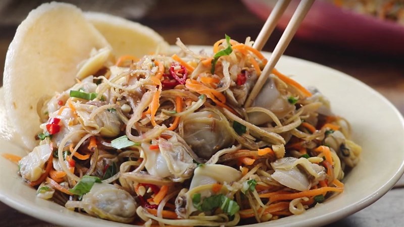 Gỏi ngao (ngh&ecirc;u) chua ngọt 