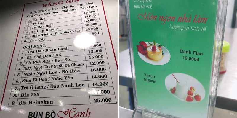 Quán Bún Bò Huế Hạnh