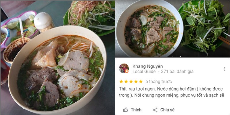 Quán Bún bò Huế Hương Giang