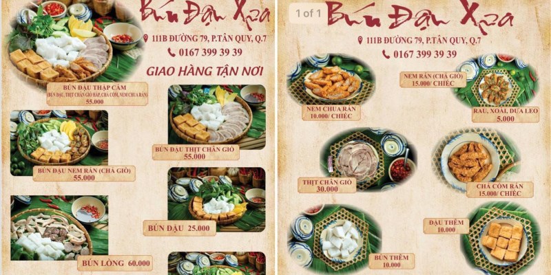Quán Bún đậu Xưa