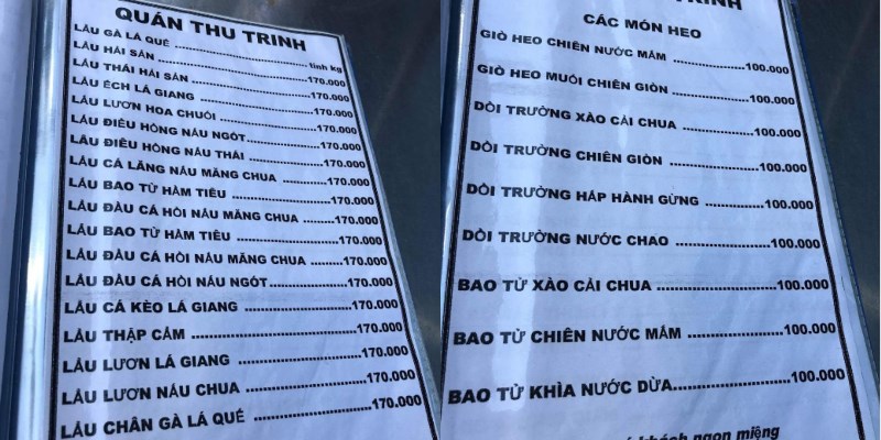 Quán Lẩu Gà Lá Quế Thu Trinh