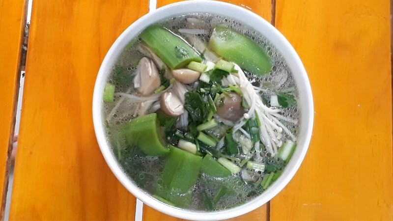 Canh mướp chay