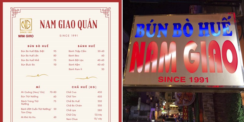 Quán Bún Bò Nam Giao
