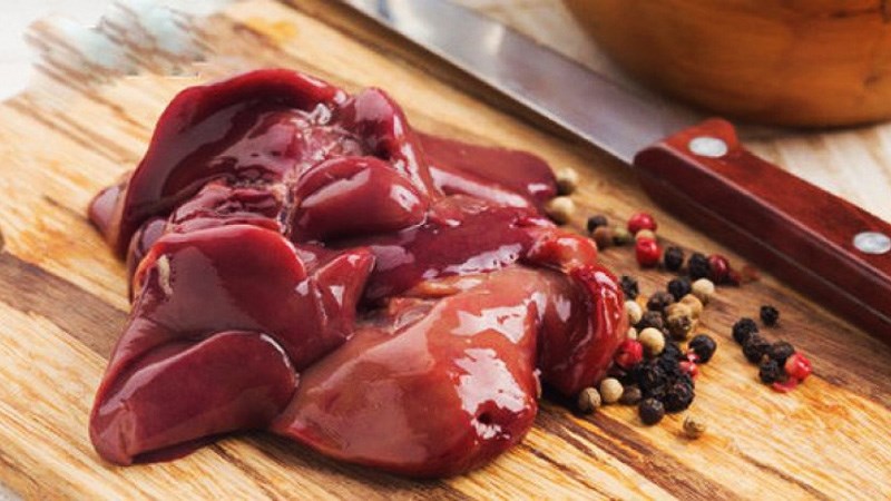 Gan và các loại nội tạng khác giàu sắt