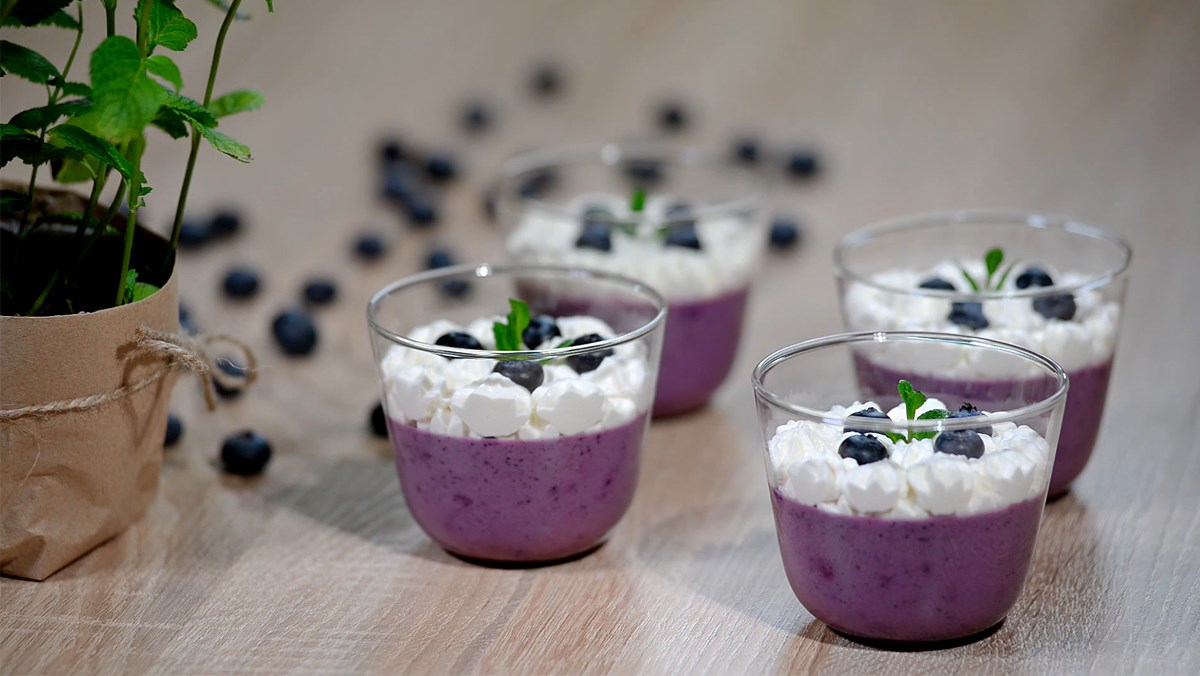 Hướng dẫn Cách làm panna cotta việt quất Tiramisu-style tuyệt ngon tại nhà