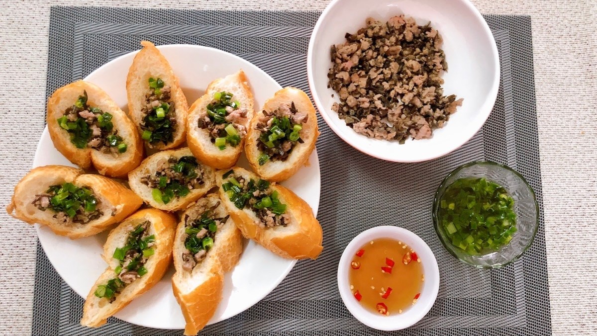 Cách Làm Bánh Mì Hấp Mỡ Hành