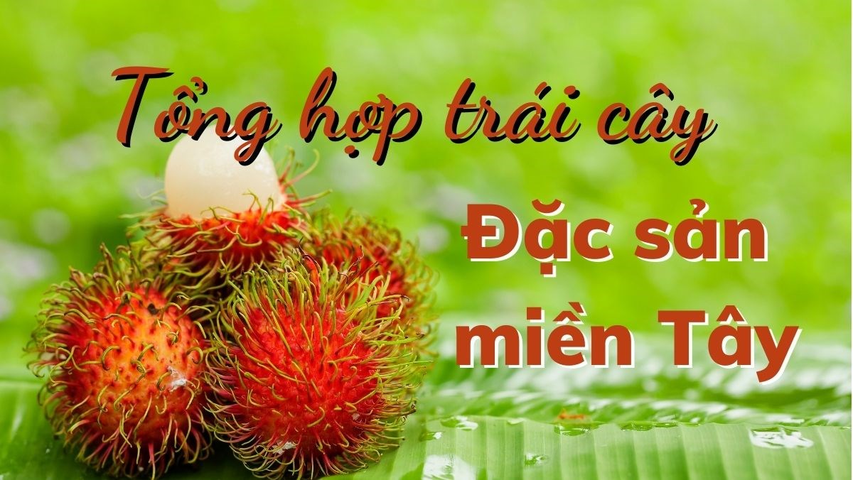 các loại trái cây đặc sản miền tây, trái cây miền Tây
