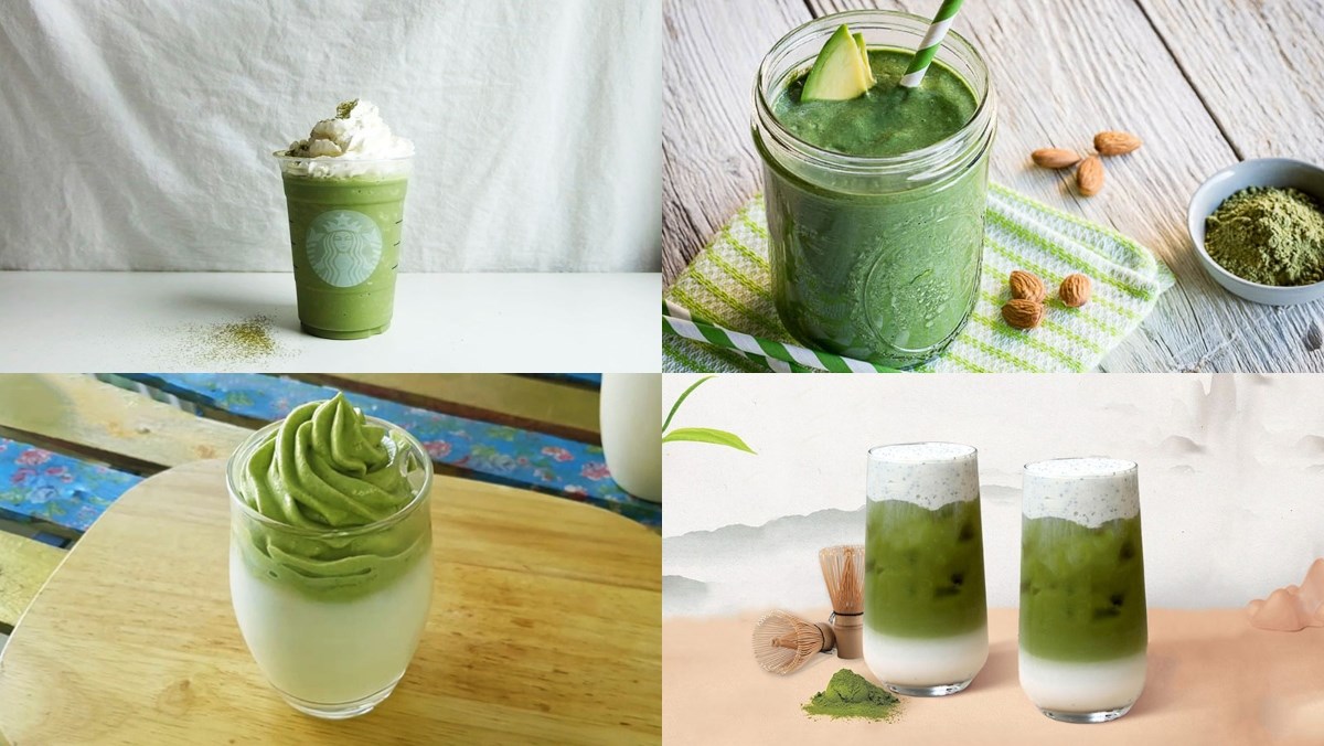 Các loại đồ uống từ matcha