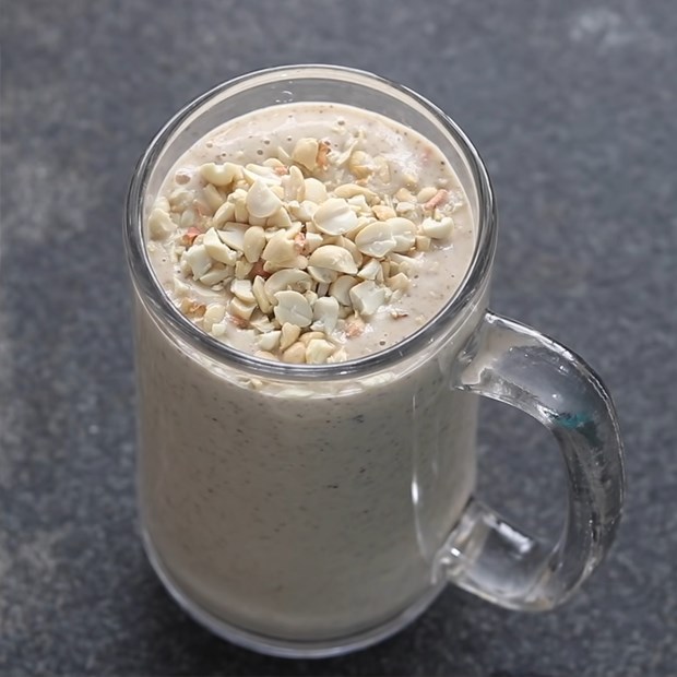 Cách làm sinh tố đậu phộng chuối thơm béo, nhiều protein đơn giản tại nhà