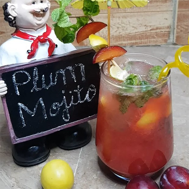 2 cách làm mojito mận - plum mojito không cồn chua ngọt cực đơn giản