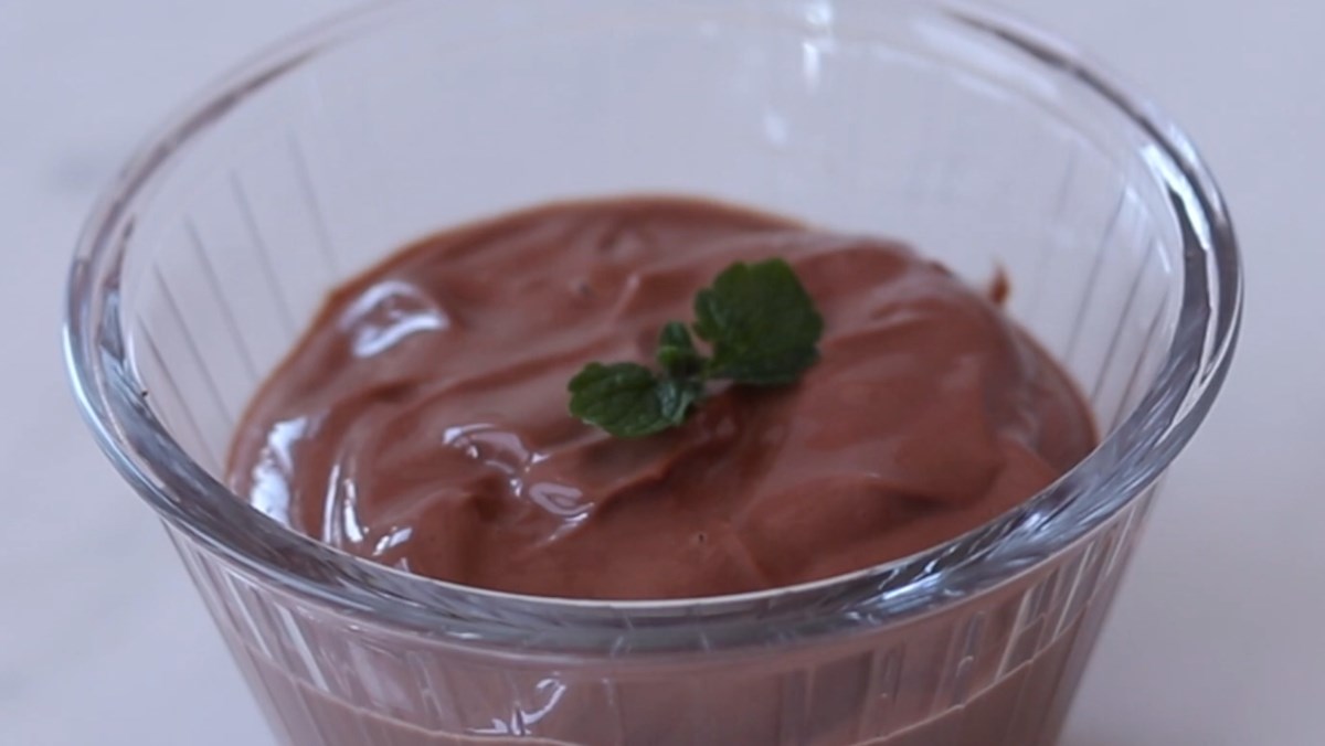 Pudding đậu phụ cacao