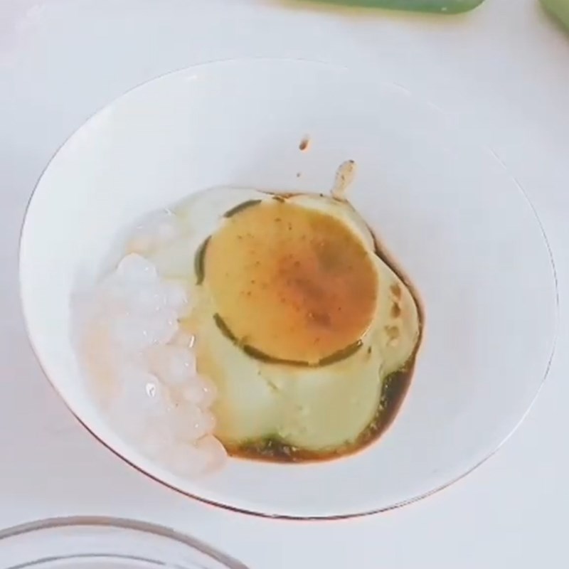 Bước 4 Hoàn thành Chè caramen matcha