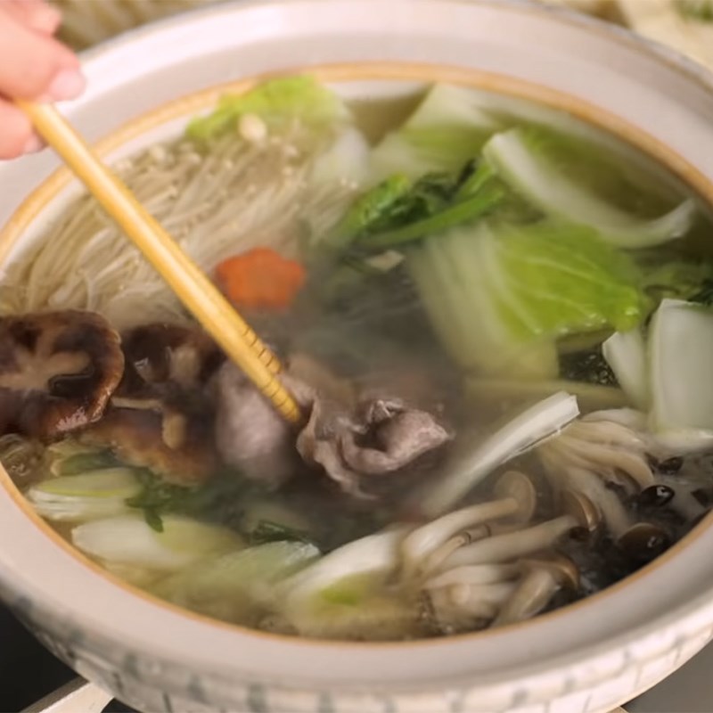 Bước 5 Hoàn thành Lẩu shabu shabu