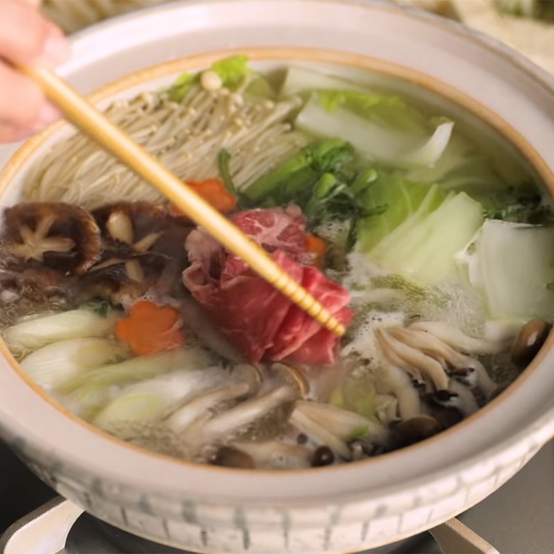 Bước 5 Hoàn thành Lẩu shabu shabu