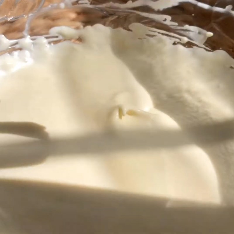 Bước 3 Làm hỗn hợp kem phô mai mặn Trà sữa đậu nành kem phô mai