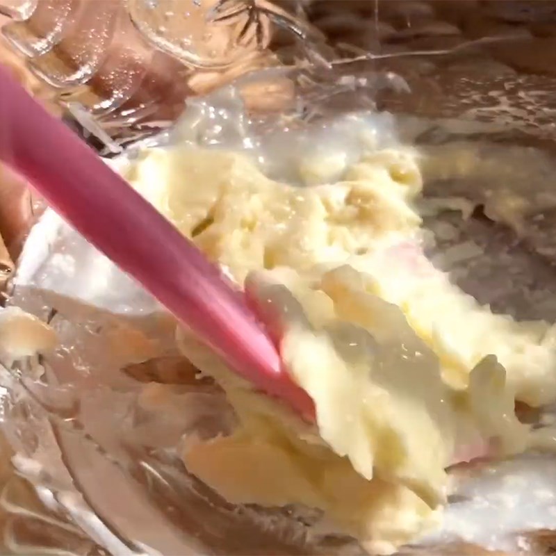 Bước 3 Làm hỗn hợp kem phô mai mặn Trà sữa đậu nành kem phô mai