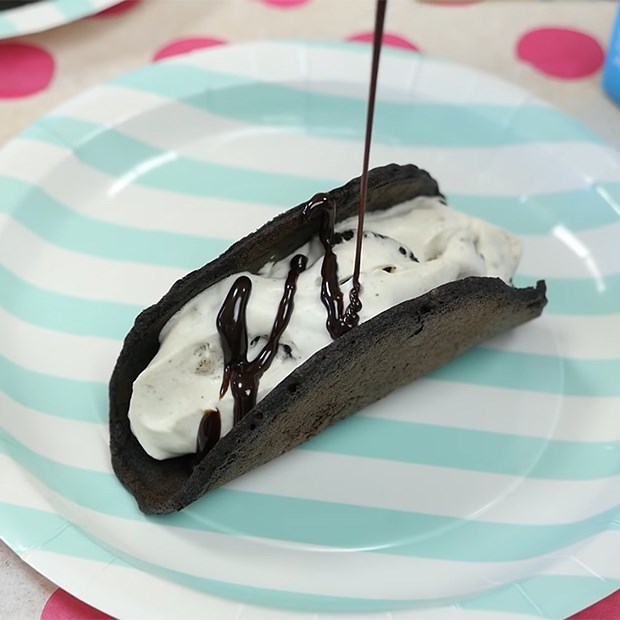 Bước 4 Làm nhân kem oreo Bánh tacos oreo