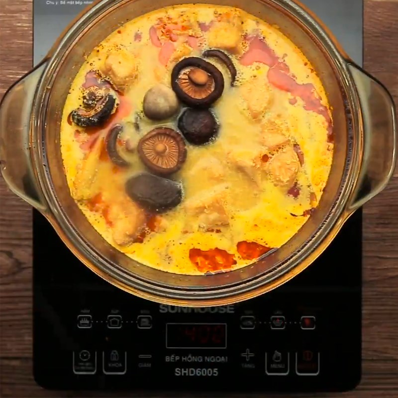 Bước 2 Nấu cà ri Cà ri chay