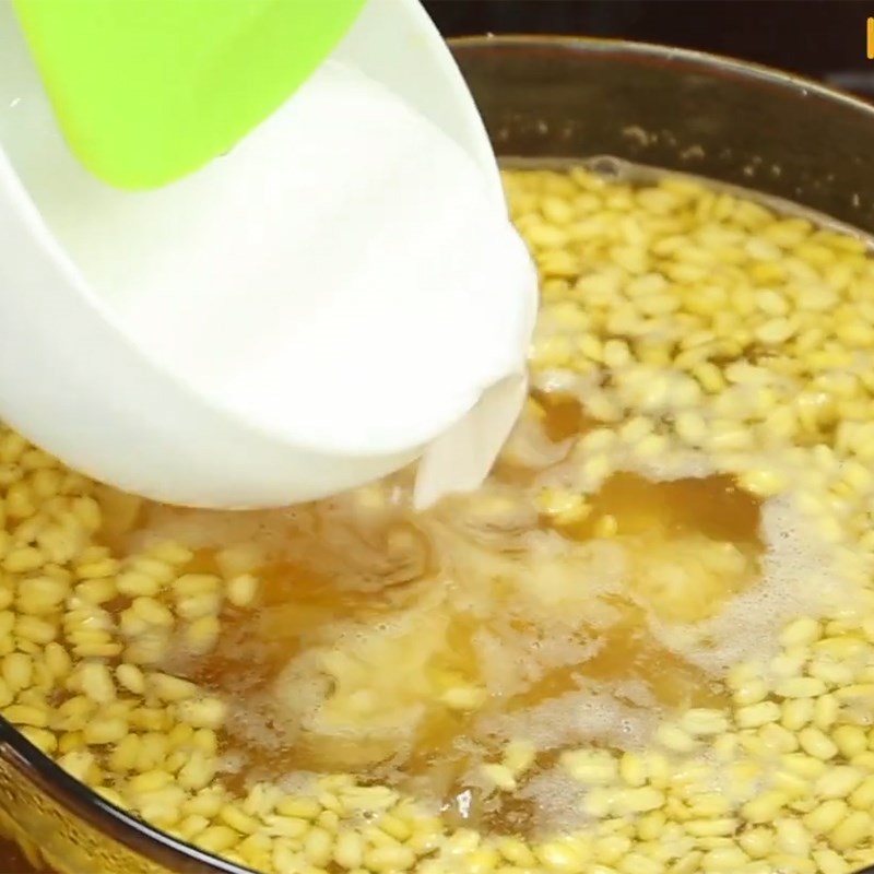 Bước 4 Nấu chè cùi bưởi khô với đậu xanh Chè bưởi từ cùi bưởi khô