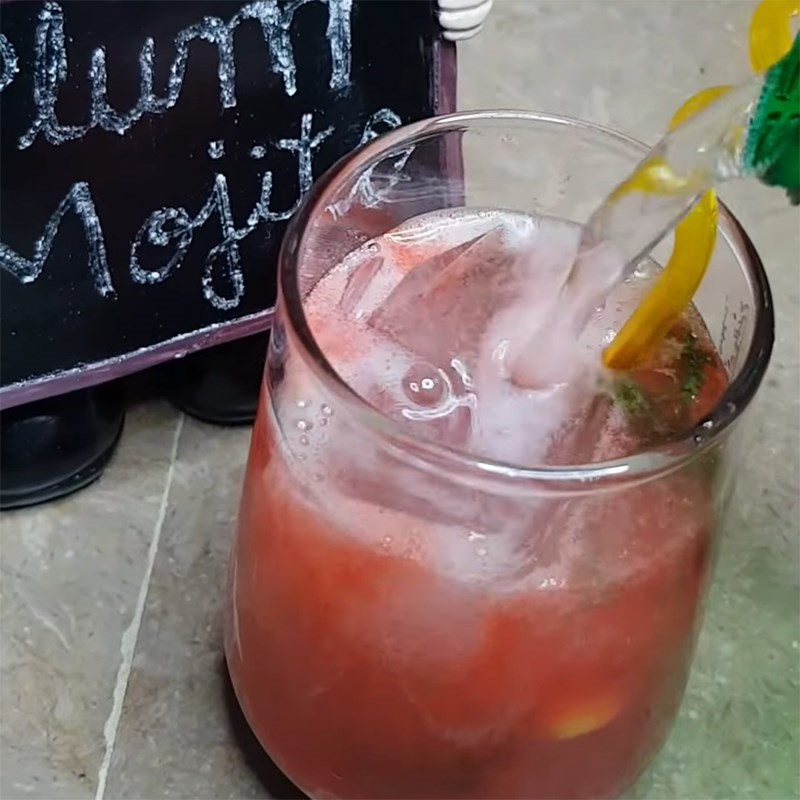 Bước 3 Pha mojito Mojito mận