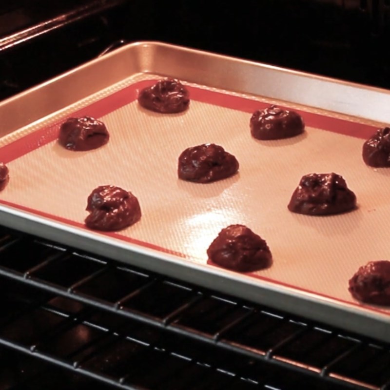 Bước 4 Tạo hình và nướng bánh Bánh quy brownie socola không cần bột mì