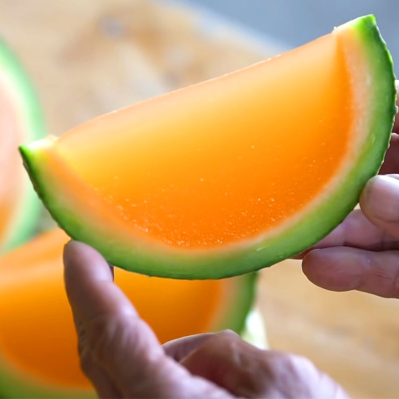 Bước 4 Thành phẩm Thạch dưa lưới