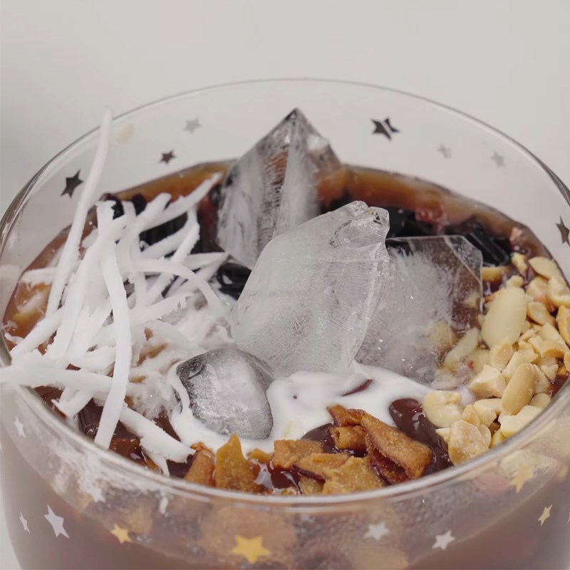 Bước 5 Thành phẩm Chè đậu đỏ sương sáo và bột báng