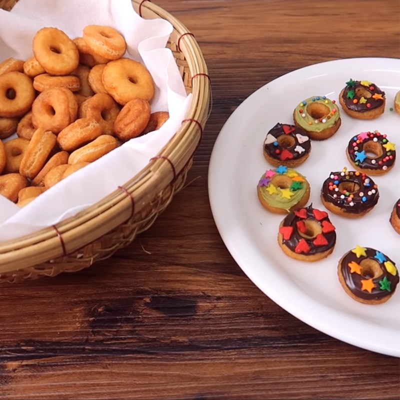 Bước 5 Thành phẩm Bánh donut mini