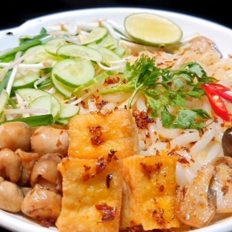 Bước 5 Thành phẩm Bánh canh sa tế chay