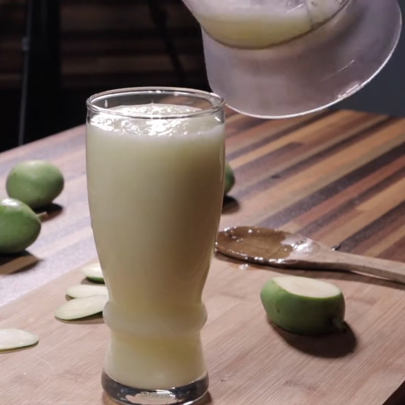 Bước 3 Thành phẩm Sinh tố xoài xanh