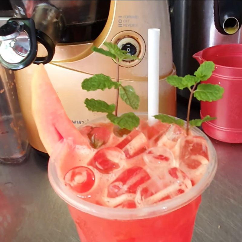 Bước 3 Thành phẩm Nước ép đu đủ xanh