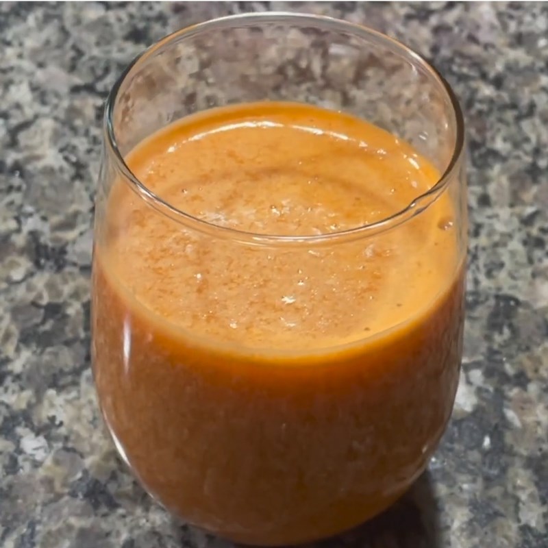 Bước 3 Thành phẩm Nước ép đu đủ cà rốt cần tây