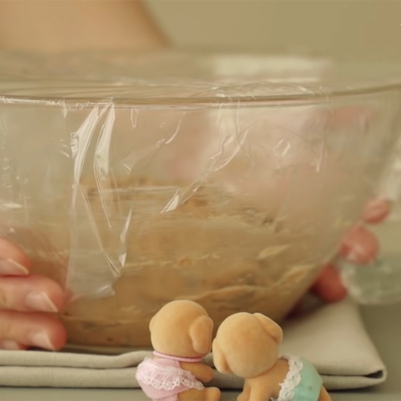 Bước 3 Trộn bột Bánh quy tiramisu