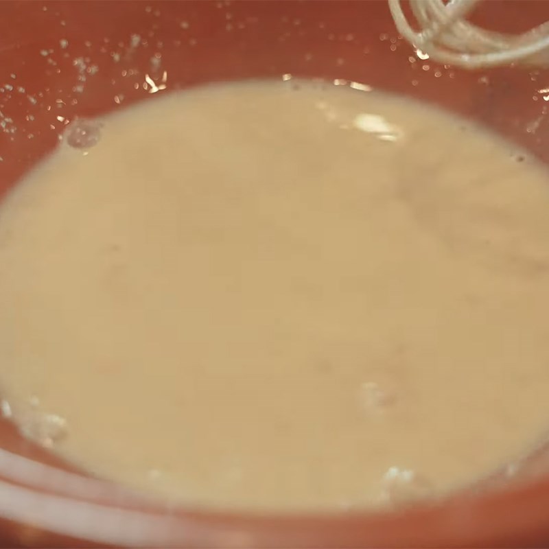 Bước 1 Trộn bột làm bánh Bánh papparoti nhân kem phô mai