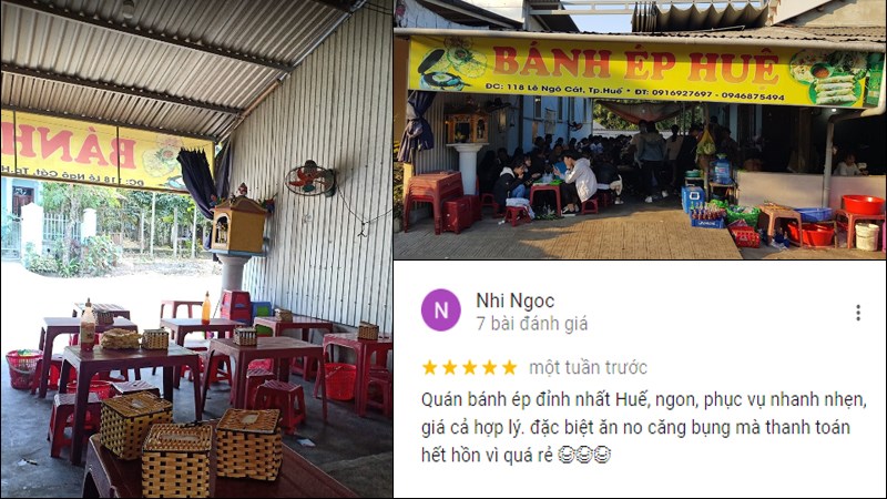 Quán bánh ép Chị Huệ