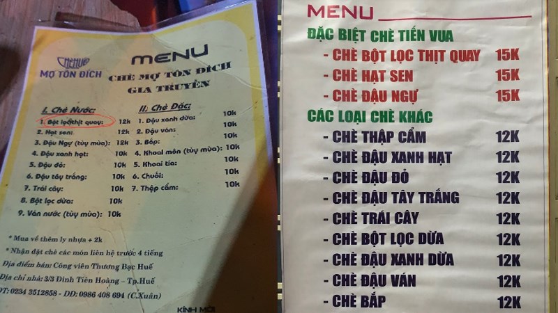 Quán Chtrằn Mợ Tôn Đích