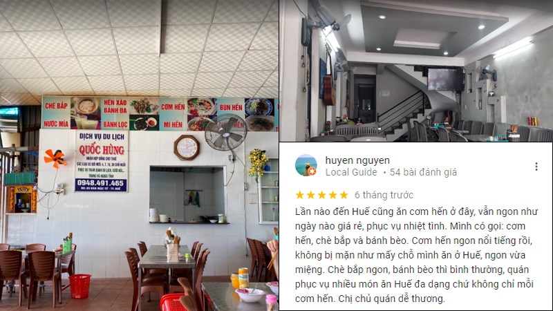 Quán Cơm Hến Đập Đá