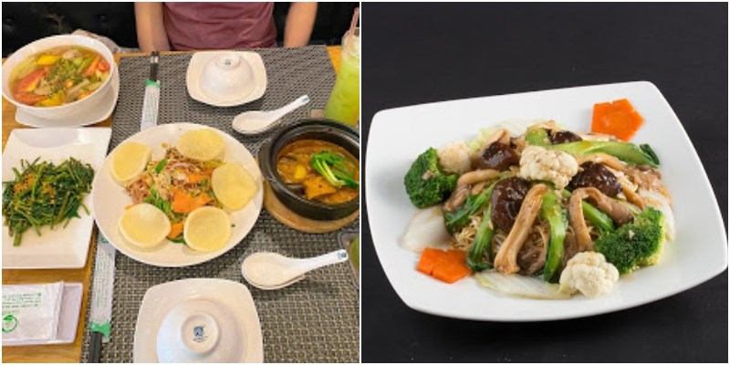 Món ăn sử dụng nguyên liệu tự nhiên 