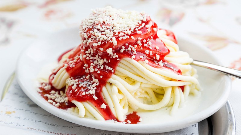 Kem Spaghetti Eis, Đức