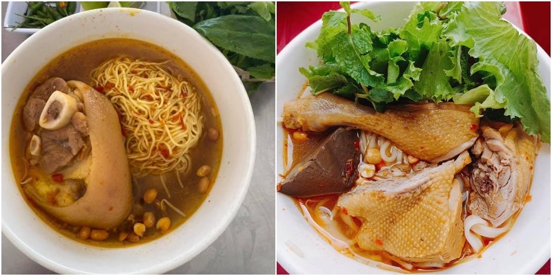 Món ăn tại Quán Mì Quảng Trần Phú 