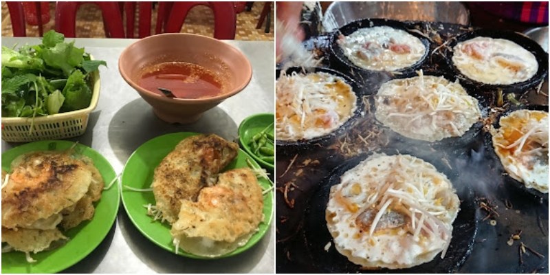 Món ăn tại Quán bánh xèo Cây Phượng 
