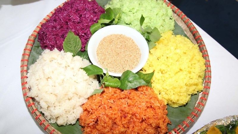 Xôi ngũ sắc