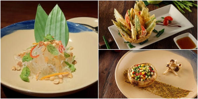 Nhà hàng Hum Vegetarian có thức ăn đa dạng 